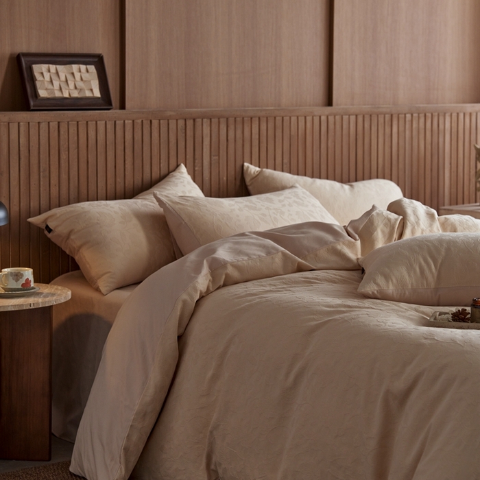 眷恋家纺 2025年全棉纯棉染色提花四件套-南风 南风-皇家米