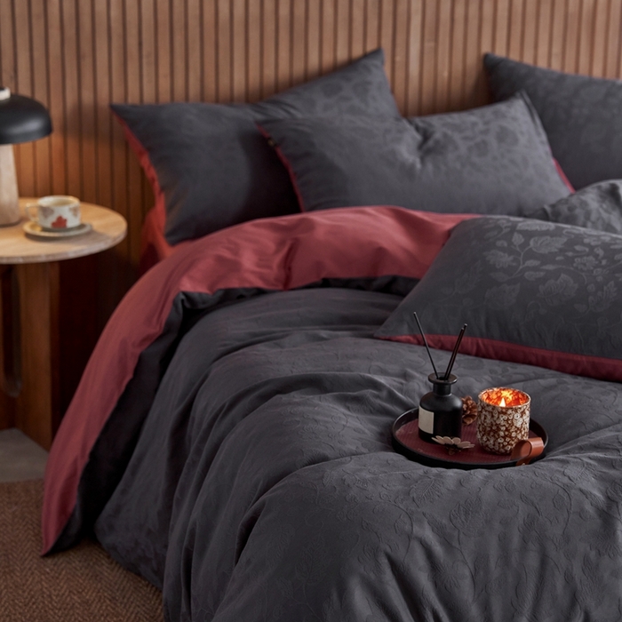 91家纺网 家纺一手货源 找家纺 眷恋家纺 2025年全棉纯棉染色提花四件套-南风 南风-青灰