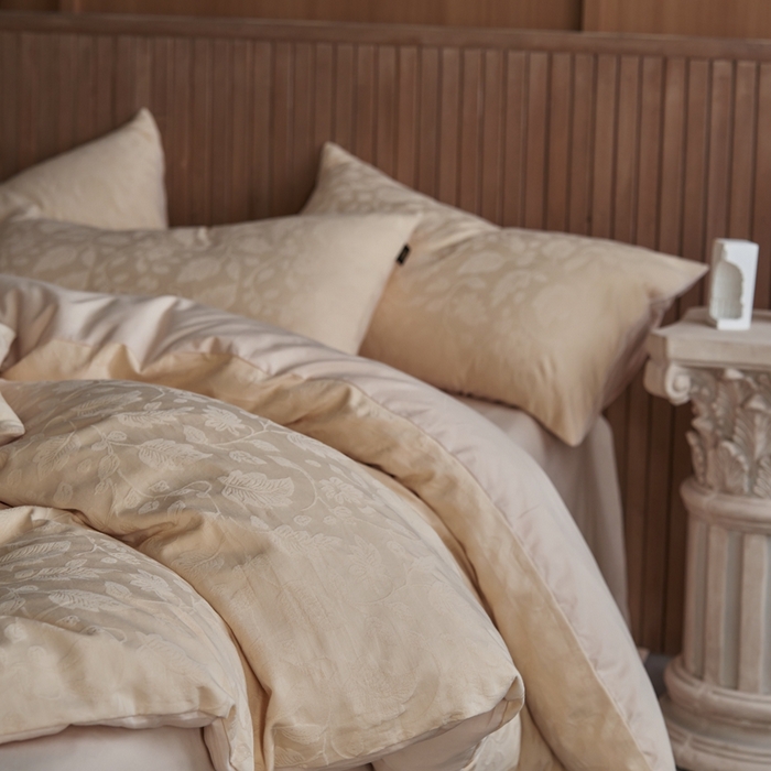 91家纺网 家纺一手货源 找家纺 眷恋家纺 2025年全棉纯棉染色提花四件套-南风 南风-皇家米