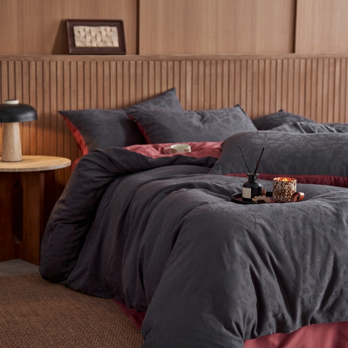 91家纺网 家纺一手货源 找家纺 眷恋家纺 2025年全棉纯棉染色提花四件套-南风 南风-青灰