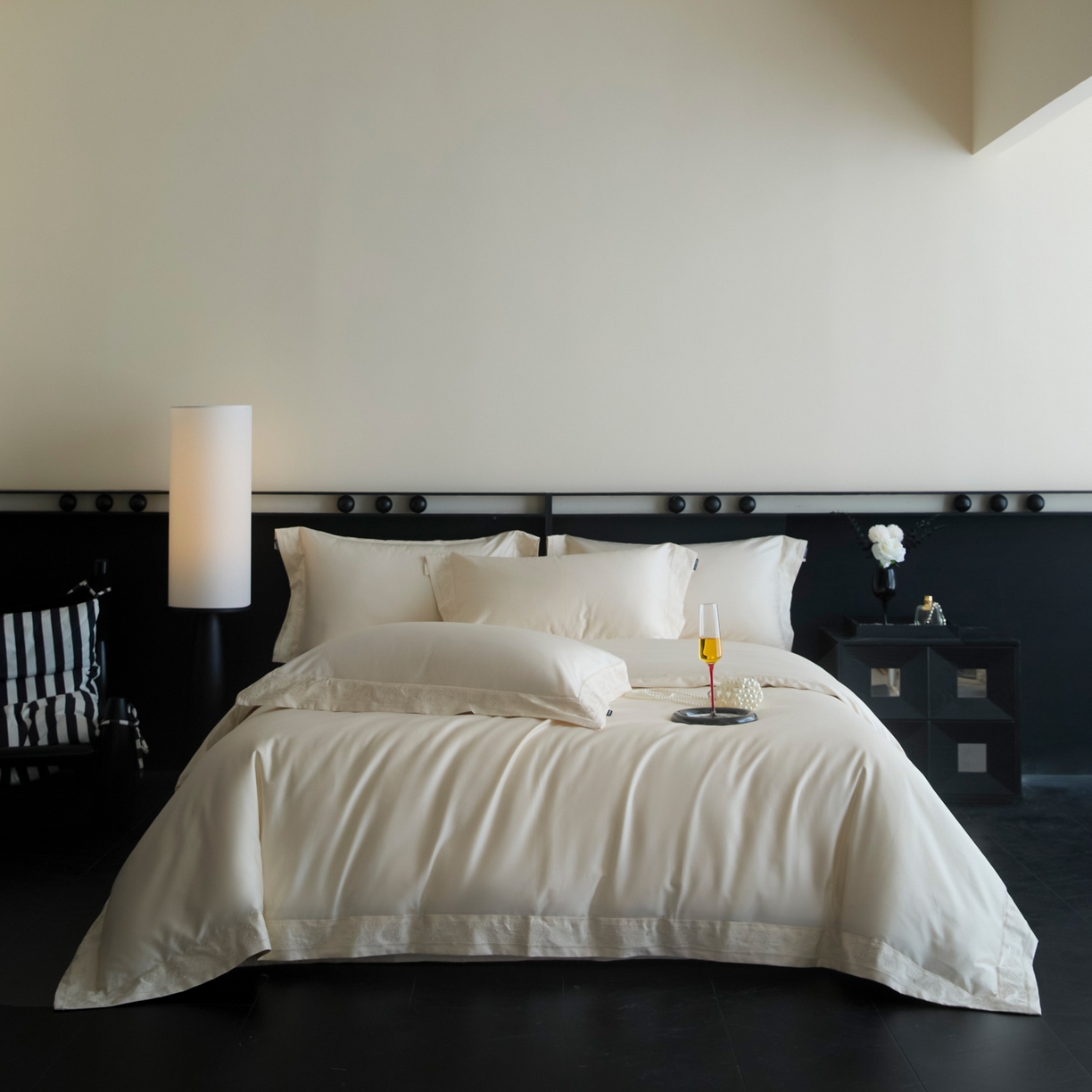 91家纺网 家纺一手货源 找家纺 （总）安妮家居 2025新款全棉纯棉100%丝光喷气13376镂空刺绣四件套-海瑟薇