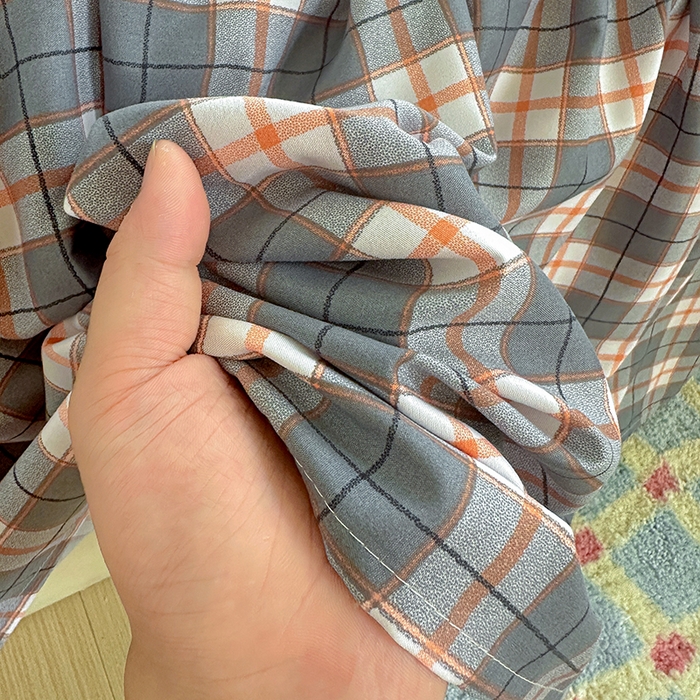 91家纺网 家纺一手货源 找家纺 南通菲度家纺 2025新款ins博主风软糯糯亲肤印花热款纯色格子无印风水洗棉时尚单床单 开罗