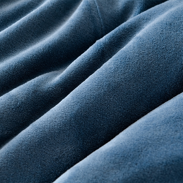 91家纺网 家纺一手货源 找家纺 金多美家纺 2025新款双面牛奶绒刺绣冬被被子被芯 宾利蓝