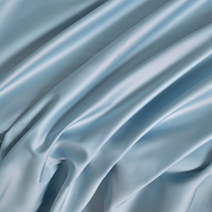 91家纺网 家纺一手货源 找家纺 柔觉家纺 柔系列A类100支单品床笠 晴空蓝