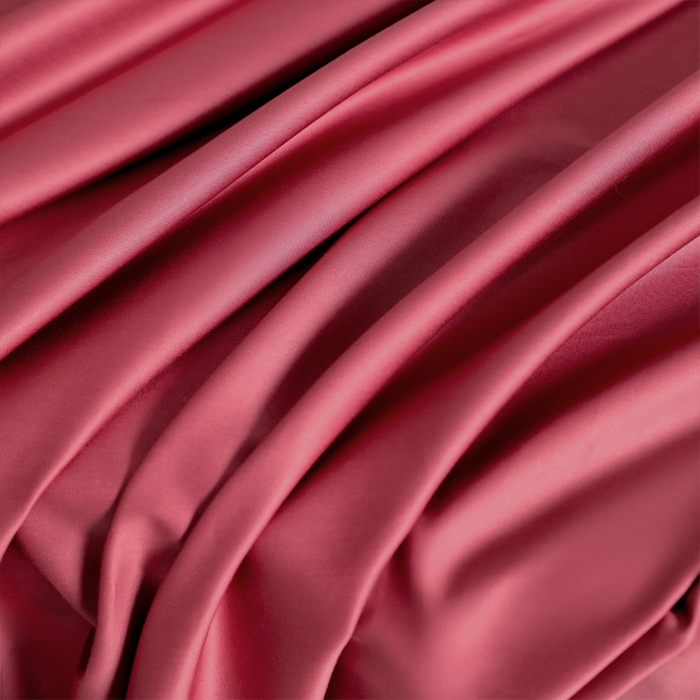 91家纺网 家纺一手货源 找家纺 柔觉家纺 柔系列A类100支单品床笠 胭脂红