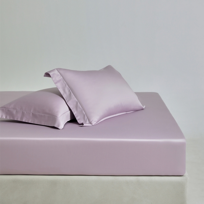 柔觉家纺 柔系列A类100支单品床笠 梦幻紫