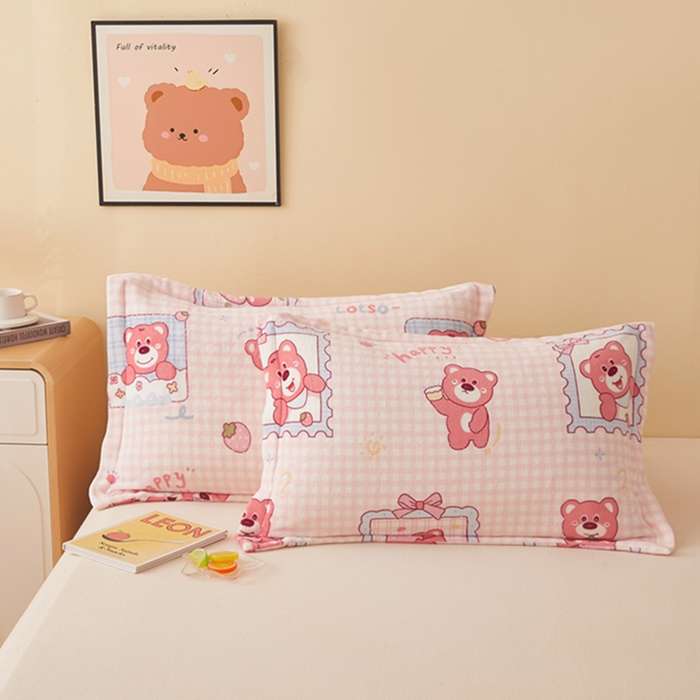 91家纺网 家纺一手货源 找家纺 （总）翎盈家纺 2025新款加厚高克重牛奶绒枕头套