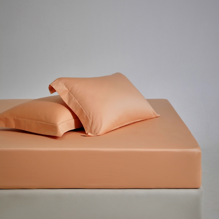 柔觉家纺 柔系列A类100支单品床笠 太妃棕