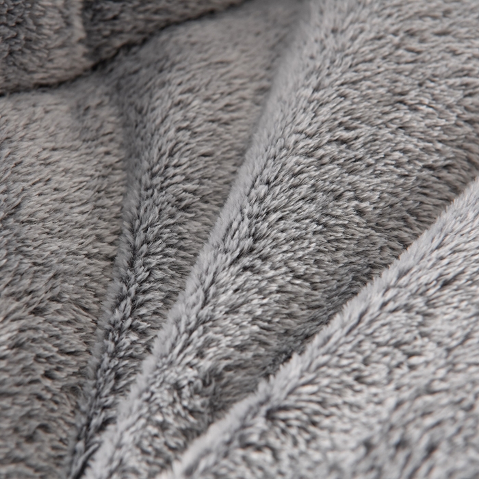 91家纺网 家纺一手货源 找家纺 金多美家纺 2025新款AB版雪花绒羊羔绒冬被被子被芯 灰色情怀