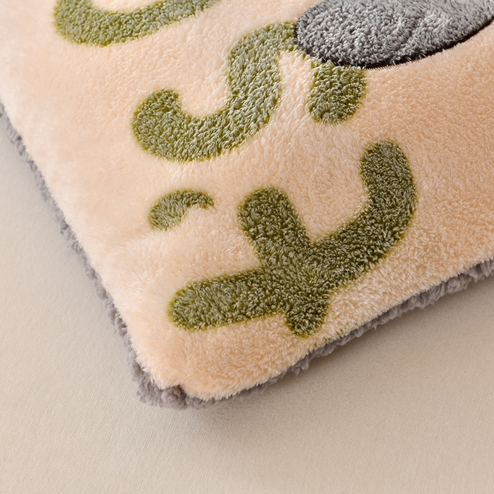 91家纺网 家纺一手货源 找家纺 金多美家纺 2025新款AB版雪花绒羊羔绒冬被被子被芯 字母狗