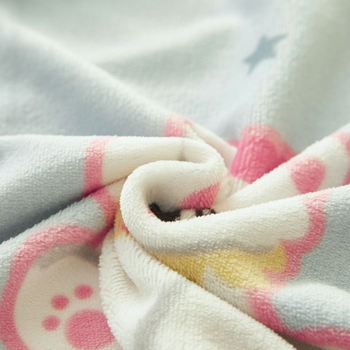 91家纺网 家纺一手货源 找家纺 翎盈家纺 2025新款加厚高克重牛奶绒枕头套 比尔狗蓝