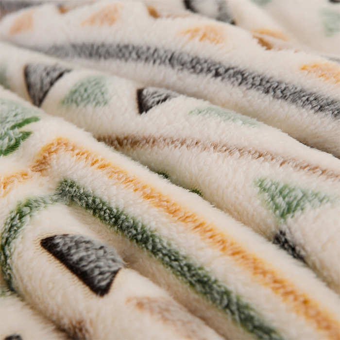 91家纺网 家纺一手货源 找家纺 金多美家纺 2025新款AB版雪花绒羊羔绒冬被被子被芯 北欧风情