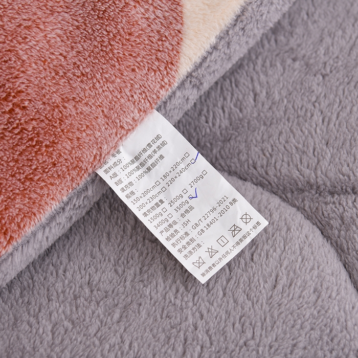 91家纺网 家纺一手货源 找家纺 金多美家纺 2025新款AB版雪花绒羊羔绒冬被被子被芯 裸婚时代