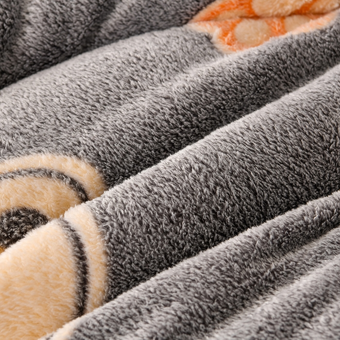 91家纺网 家纺一手货源 找家纺 金多美家纺 2025新款AB版雪花绒羊羔绒冬被被子被芯 幸福小熊