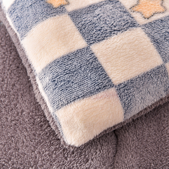 91家纺网 家纺一手货源 找家纺 金多美家纺 2025新款AB版雪花绒羊羔绒冬被被子被芯 宇航员