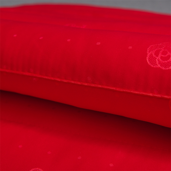 91家纺网 家纺一手货源 找家纺 （总）仁宇枕业 2025新款低价跑量大红色结婚婚庆喜庆定型枕枕头枕芯