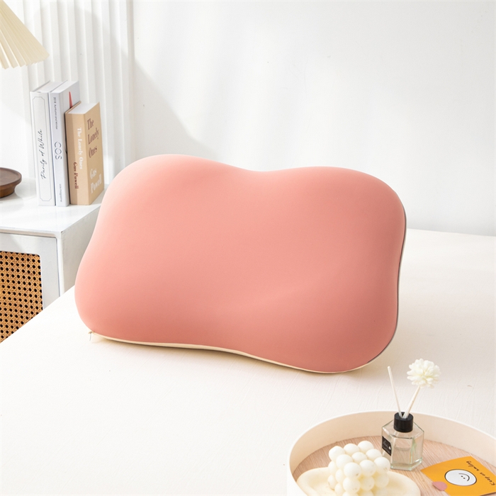 91家纺网 家纺一手货源 找家纺 （总）仁宇枕业 2025新款锦冰丝+羊绒棉释压猫肚记忆枕枕头枕芯