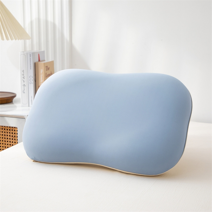 91家纺网 家纺一手货源 找家纺 （总）仁宇枕业 2025新款锦冰丝+羊绒棉释压猫肚记忆枕枕头枕芯