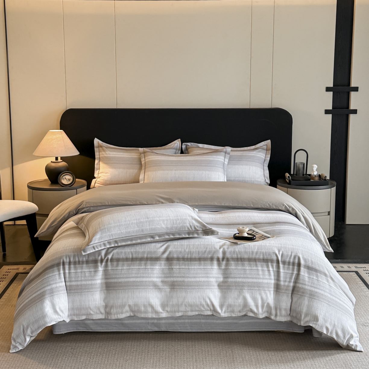 大柏树 2025新款全棉磨毛印花四件套系列(可定制) 光遇-咖