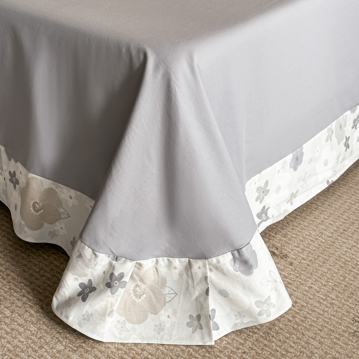 91家纺网 家纺一手货源 找家纺 大柏树 2025新款全棉磨毛印花四件套系列(可定制) 涧菓-紫