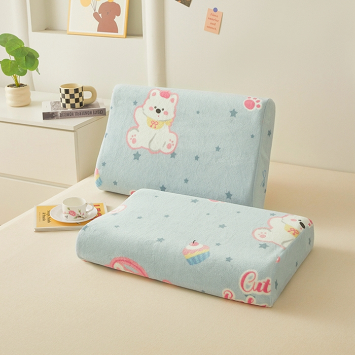 91家纺网 家纺一手货源 找家纺 （总）翎盈家纺 2025新款加厚高克重牛奶绒乳胶枕头套