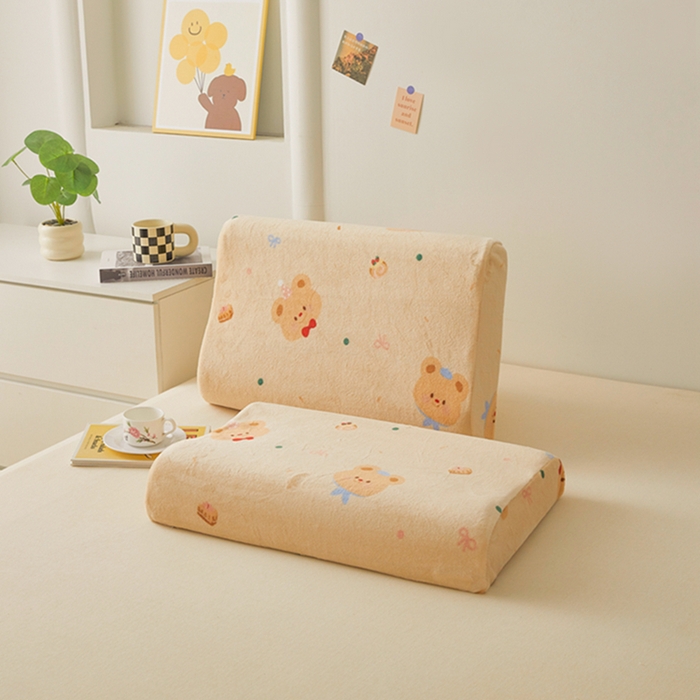 91家纺网 家纺一手货源 找家纺 （总）翎盈家纺 2025新款加厚高克重牛奶绒乳胶枕头套