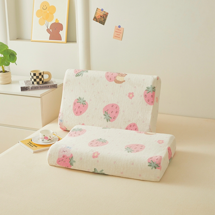 91家纺网 家纺一手货源 找家纺 （总）翎盈家纺 2025新款加厚高克重牛奶绒乳胶枕头套