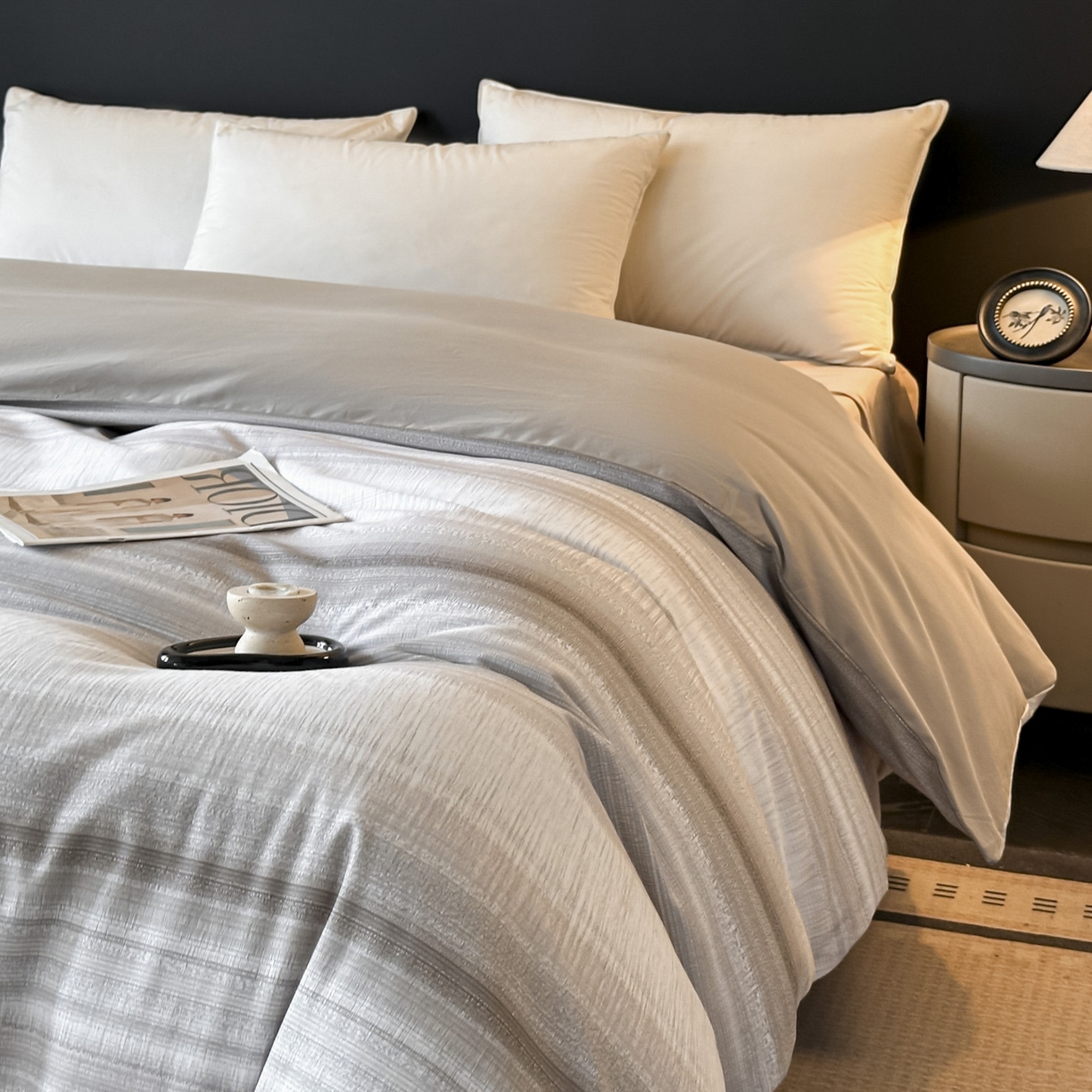 91家纺网 家纺一手货源 找家纺 大柏树 2025新款全棉磨毛印花单被套系列（可定制） 光遇-咖