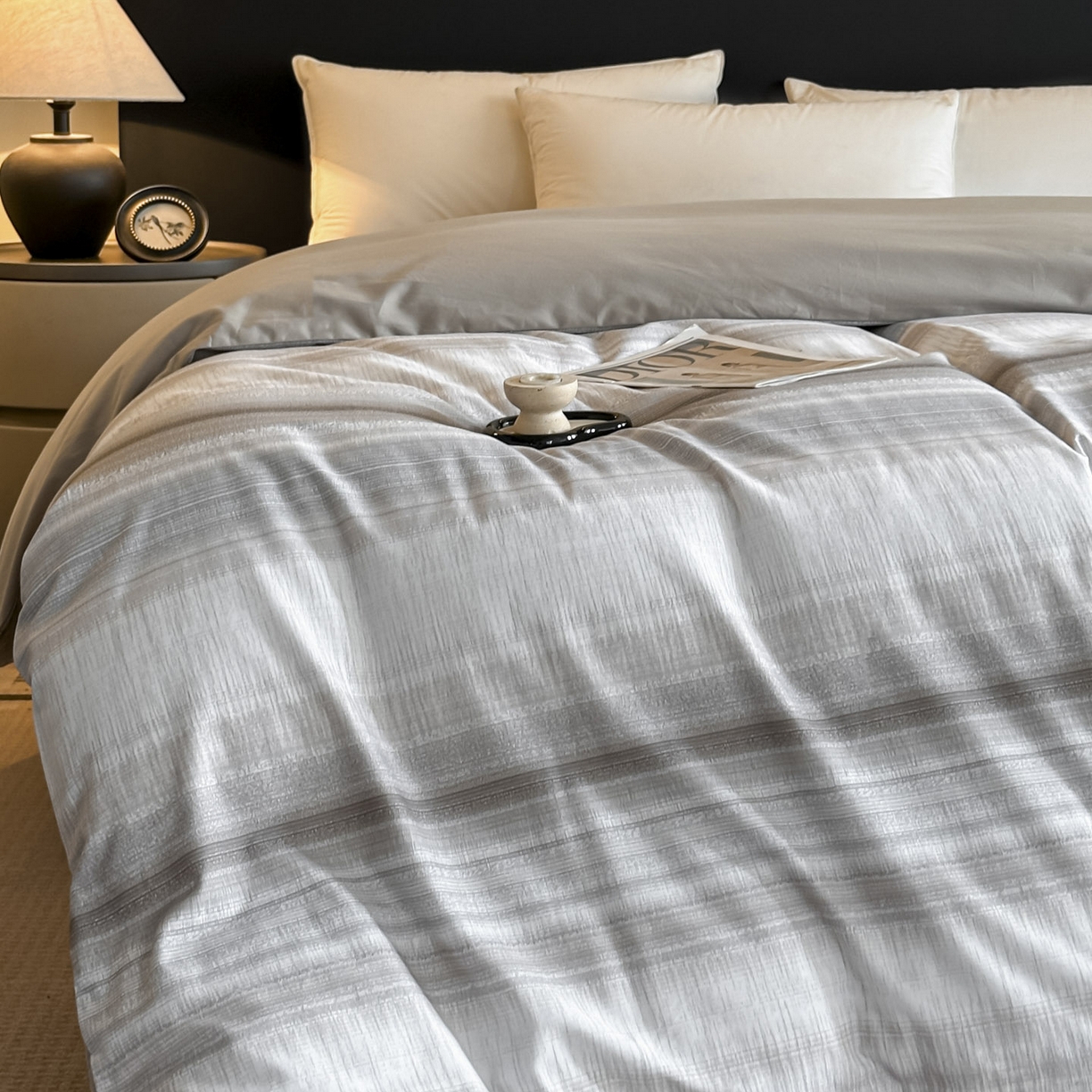 91家纺网 家纺一手货源 找家纺 大柏树 2025新款全棉磨毛印花单被套系列（可定制） 光遇-咖