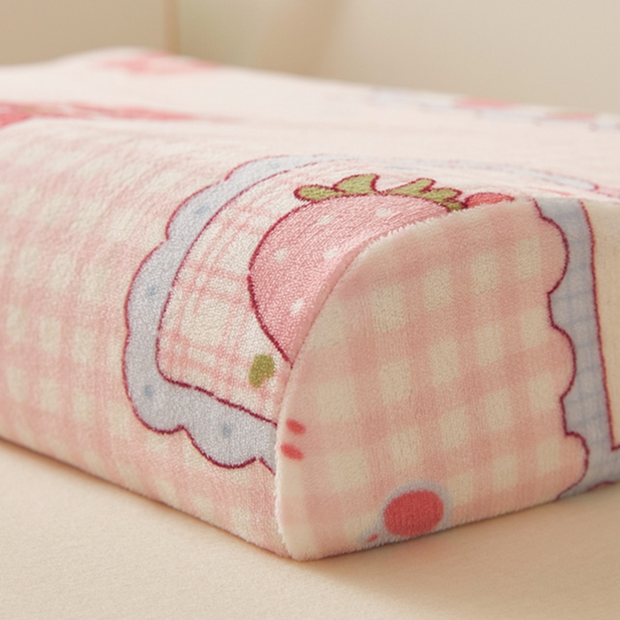 91家纺网 家纺一手货源 找家纺 （总）翎盈家纺 2025新款加厚高克重牛奶绒乳胶枕头套