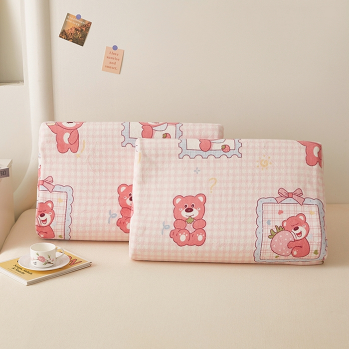 91家纺网 家纺一手货源 找家纺 （总）翎盈家纺 2025新款加厚高克重牛奶绒乳胶枕头套