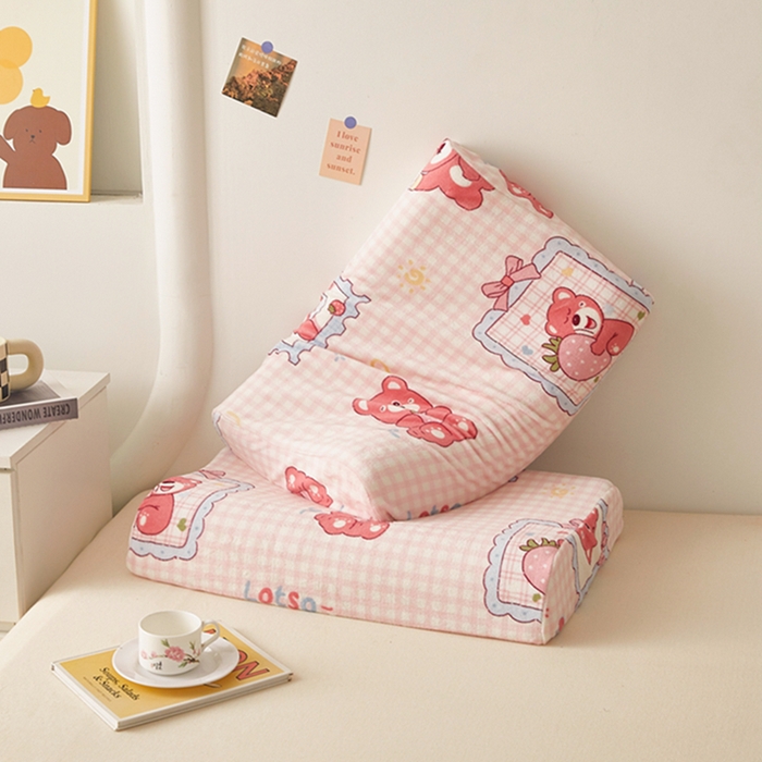 91家纺网 家纺一手货源 找家纺 （总）翎盈家纺 2025新款加厚高克重牛奶绒乳胶枕头套