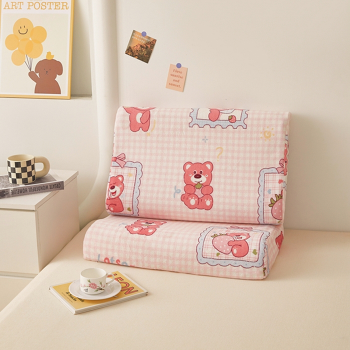 91家纺网 家纺一手货源 找家纺 （总）翎盈家纺 2025新款加厚高克重牛奶绒乳胶枕头套