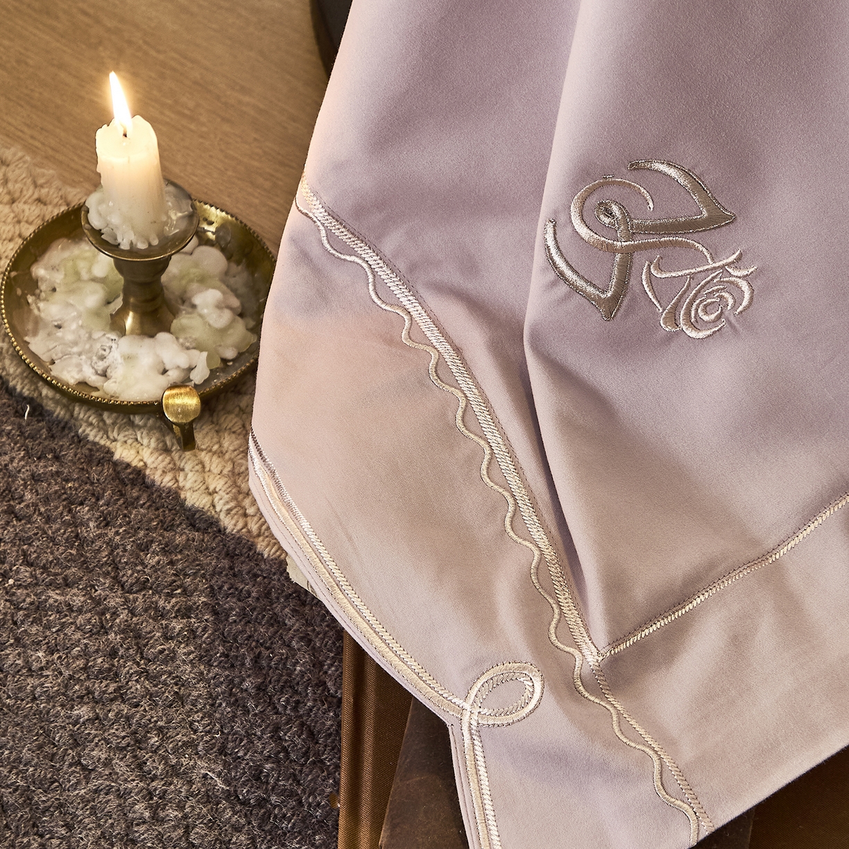 91家纺网 家纺一手货源 找家纺 玖玖爱家纺 2025新款亲肤柔软婴肤棉四件套-小邂逅 小邂逅-暮山紫