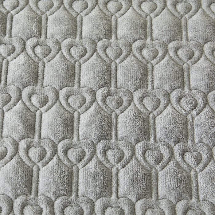 91家纺网 家纺一手货源 找家纺 怡源梦 2025新款A类牛奶绒夹棉床裙单件-甜心公主系列 灰色