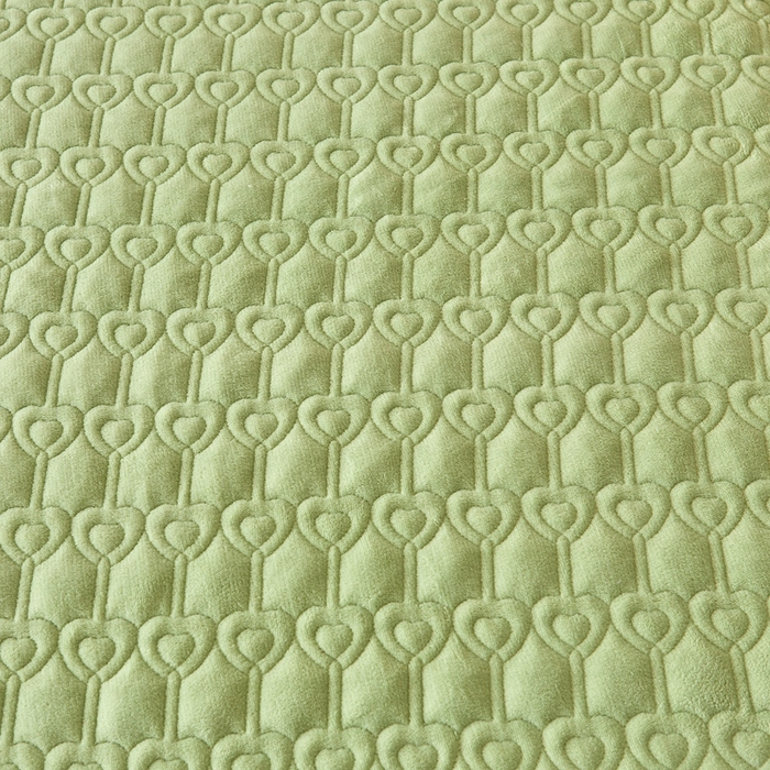 91家纺网 家纺一手货源 找家纺 怡源梦 2025新款A类牛奶绒夹棉床裙单件-甜心公主系列 绿色