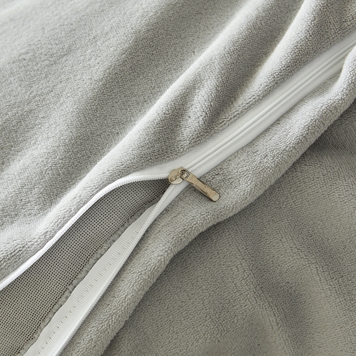 91家纺网 家纺一手货源 找家纺 怡源梦 2025新款A类牛奶绒夹棉床裙单件-甜心公主系列 灰色