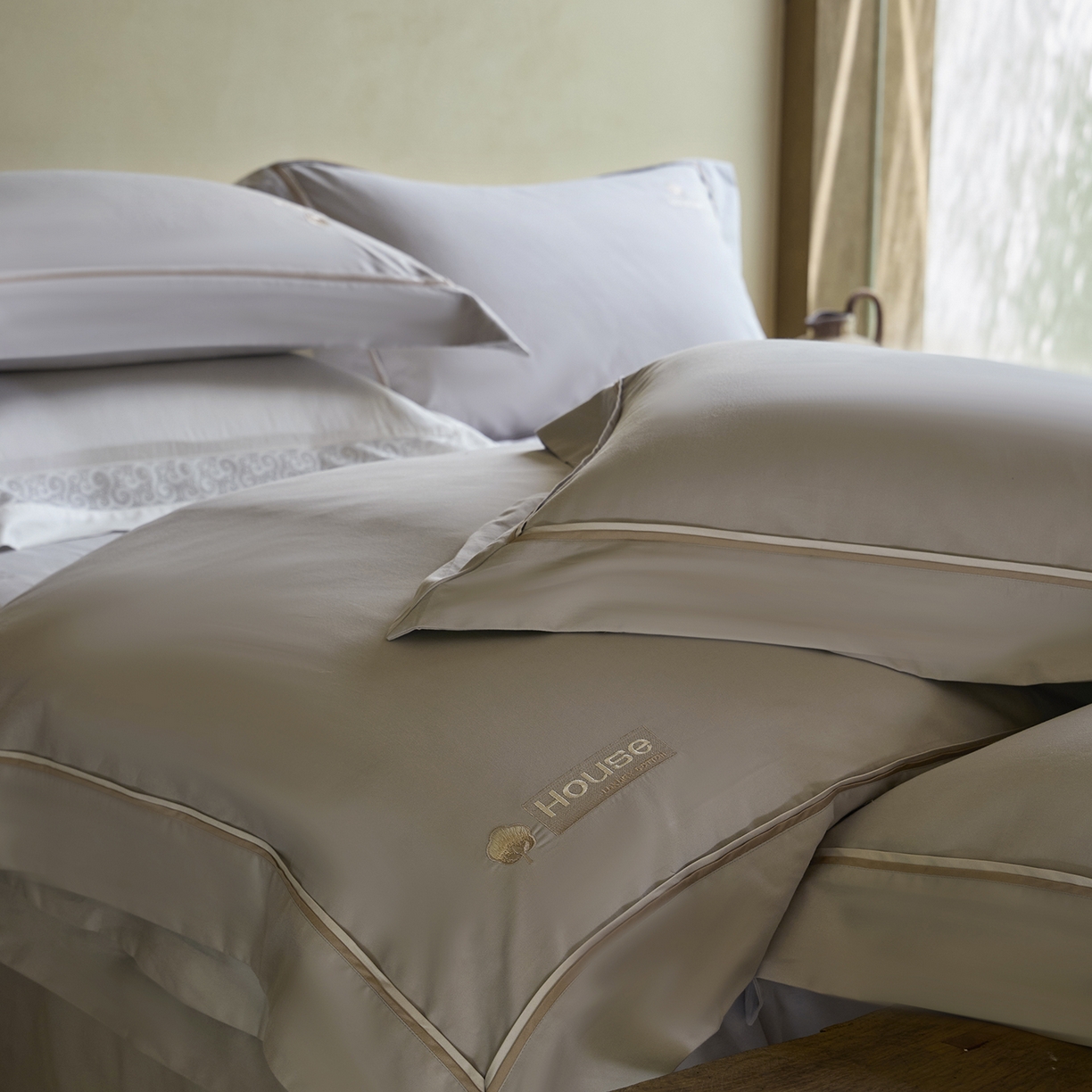 91家纺网 家纺一手货源 找家纺 玖玖爱家纺 2025新款亲肤婴肤棉四件套-好眠生活 好眠生活-银灰