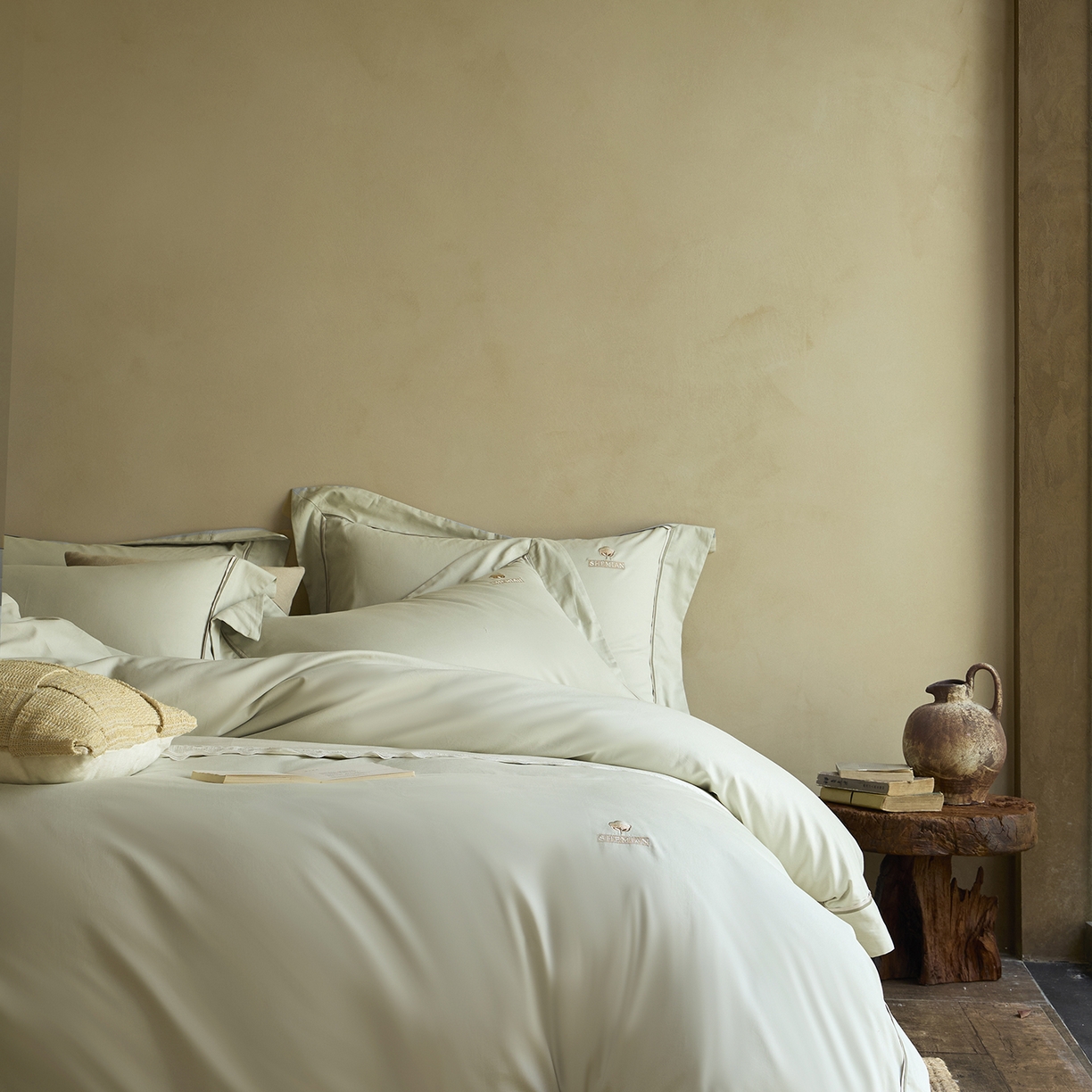 91家纺网 家纺一手货源 找家纺 玖玖爱家纺 2025新款亲肤婴肤棉四件套-好眠生活 好眠生活-浅水蓝