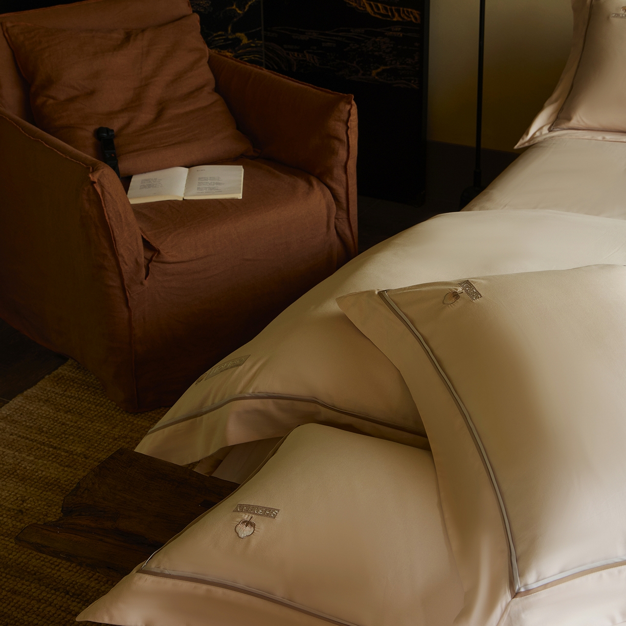 91家纺网 家纺一手货源 找家纺 玖玖爱家纺 2025新款亲肤婴肤棉四件套-好眠生活 好眠生活-靓影粉