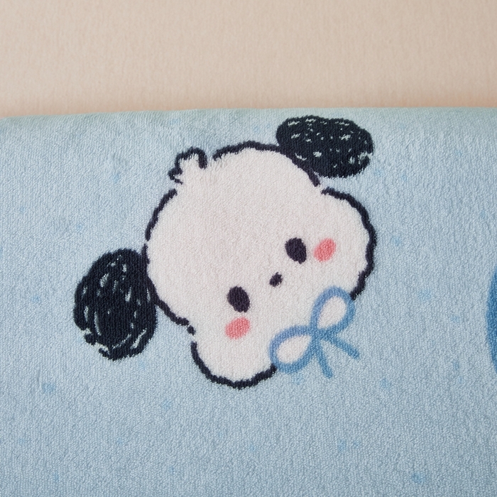 91家纺网 家纺一手货源 找家纺 翎盈家纺 2025新款加厚高克重牛奶绒乳胶枕头套 帕恰狗-蓝