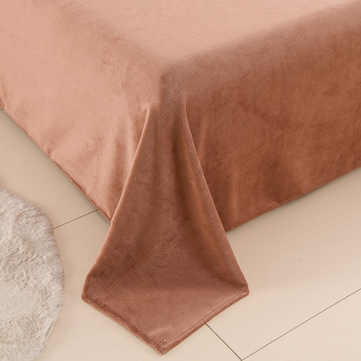 91家纺网 家纺一手货源 找家纺 紫月轩家纺 2025新款A类牛奶绒小清新印花四件套 碎花蝶语