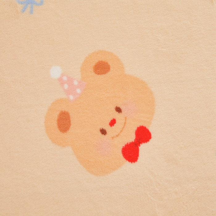 91家纺网 家纺一手货源 找家纺 翎盈家纺 2025新款加厚高克重牛奶绒乳胶枕头套 黄油小熊