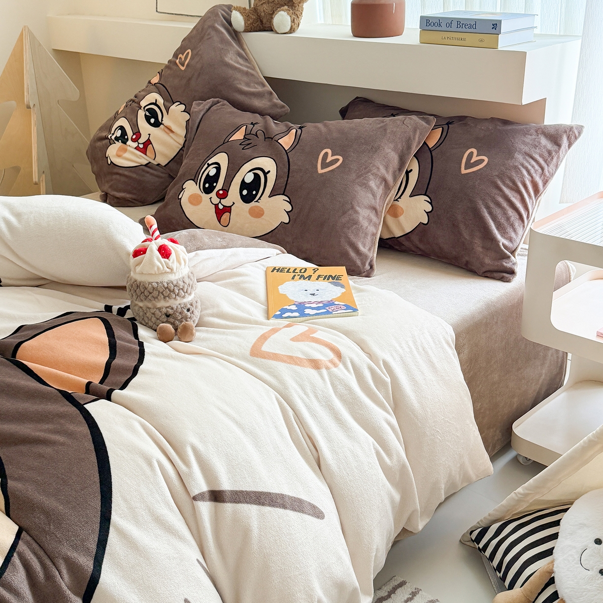 91家纺网 家纺一手货源 找家纺 （总）悦织湾家纺 2025新款大版卡通印花牛奶绒四件套儿童床绒套件学生宿舍单双人床上用品三四件套