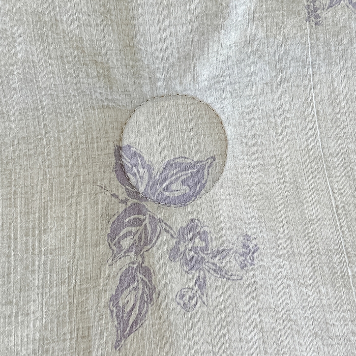 91家纺网 家纺一手货源 找家纺 芯恋 25年新款亚麻风全棉花边云感冬被四季被加厚冬被 花影