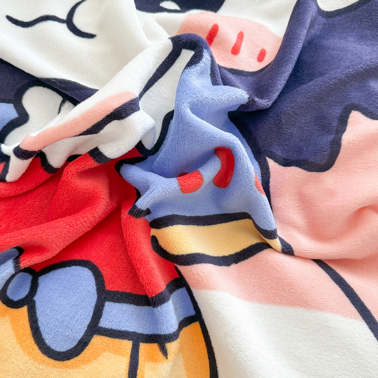 91家纺网 家纺一手货源 找家纺 悦织湾家纺 2025新款大版卡通印花牛奶绒四件套儿童床绒套件学生宿舍单双人床上用品三四件套 卡通公主