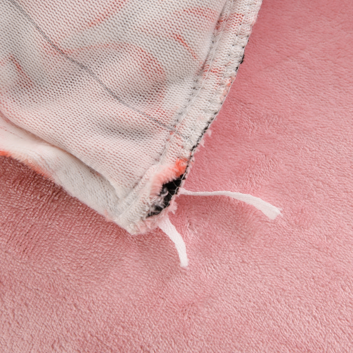 91家纺网 家纺一手货源 找家纺 紫月轩家纺 2025新款韩版牛奶绒花边款四件套 粉黛华庭