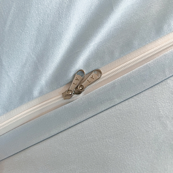 91家纺网 家纺一手货源 找家纺 莱茵家居 2025新款全棉提花贡缎磨毛四件套 银河-蓝