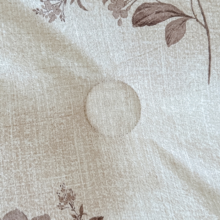 91家纺网 家纺一手货源 找家纺 芯恋 25年新款亚麻风全棉花边云感冬被四季被加厚冬被 晚秋