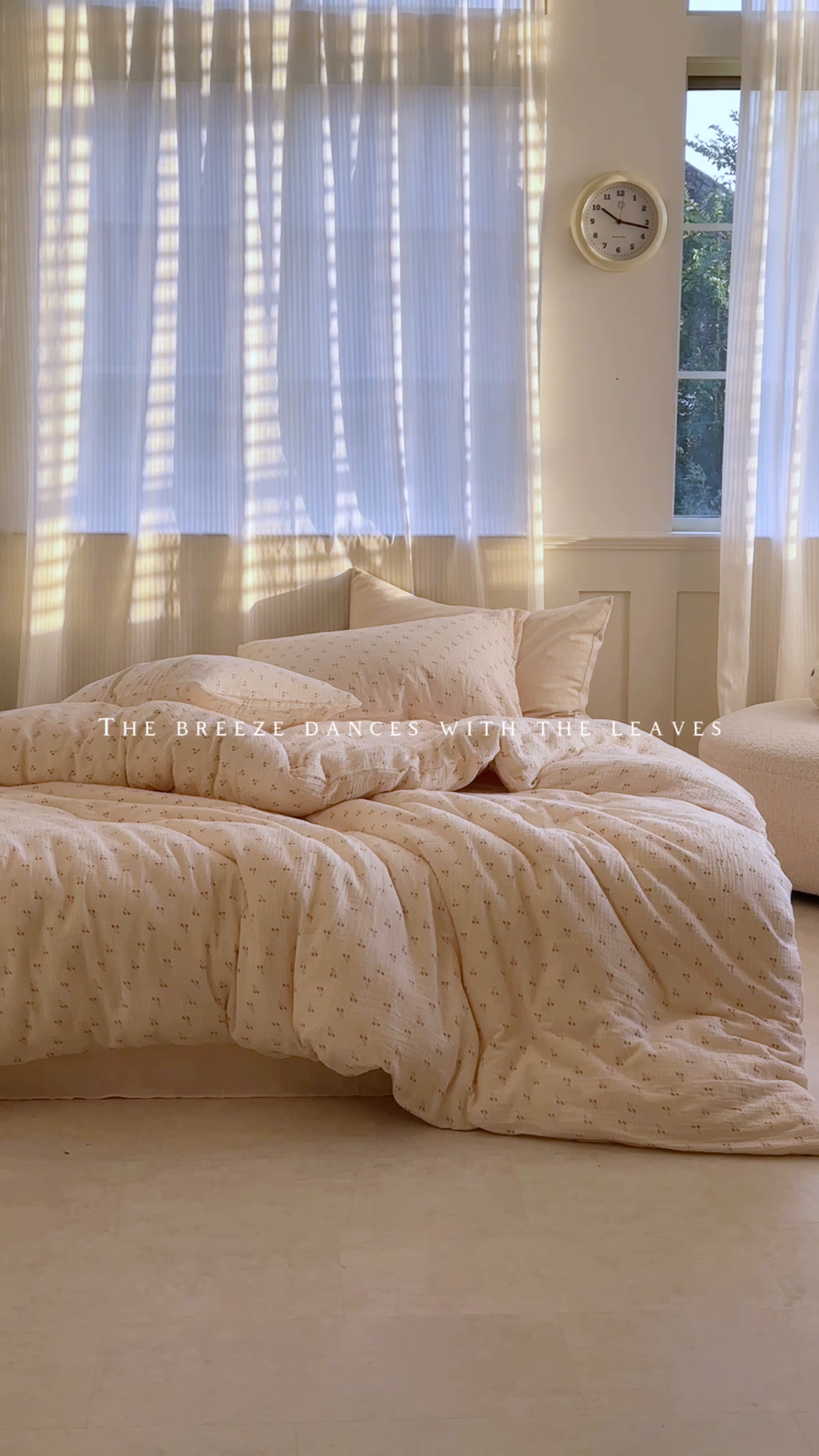 91家纺网 家纺一手货源 找家纺 洋铭区（原狠狠爱） 2025新款皱皱纱A类全棉纯棉人字纹四件套系列 果果红